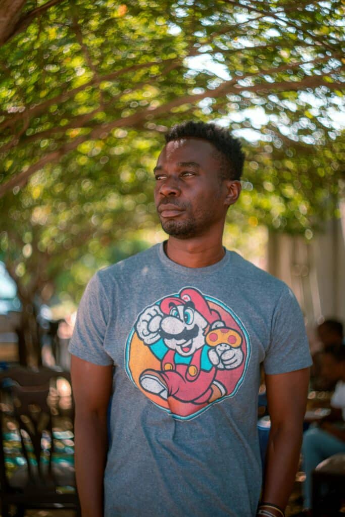 cartoon op t-shirt